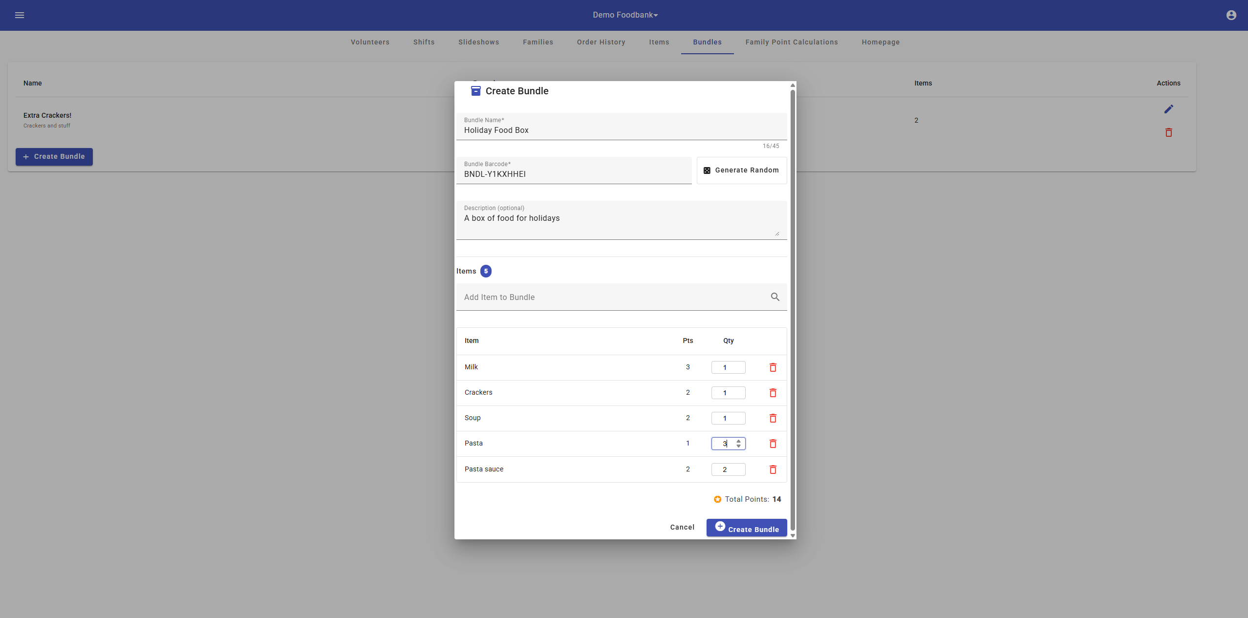 Pre-Packaged Bundles